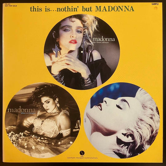Madonna - This is...nothin' but MADONNA - Japan Promo LP PS-311 1987 Rare