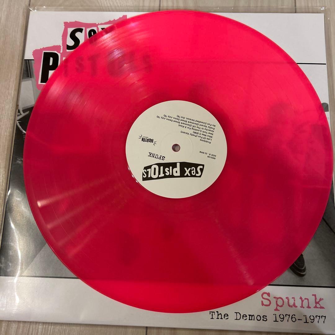 Sex Pistols Spunk The Demos 1976-1977 Pink Vinyl LP Import