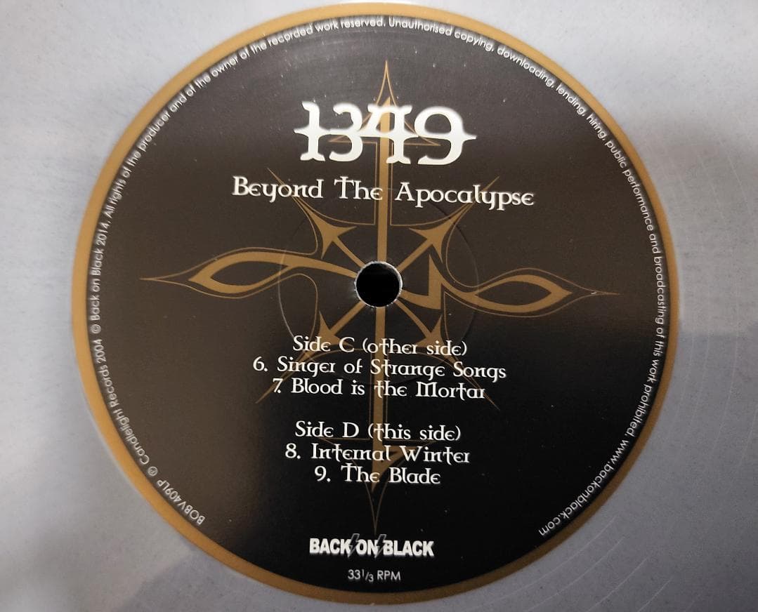 1349 - Beyond the Apocalypse 2LP Vinyl Black Metal Norwegian Import