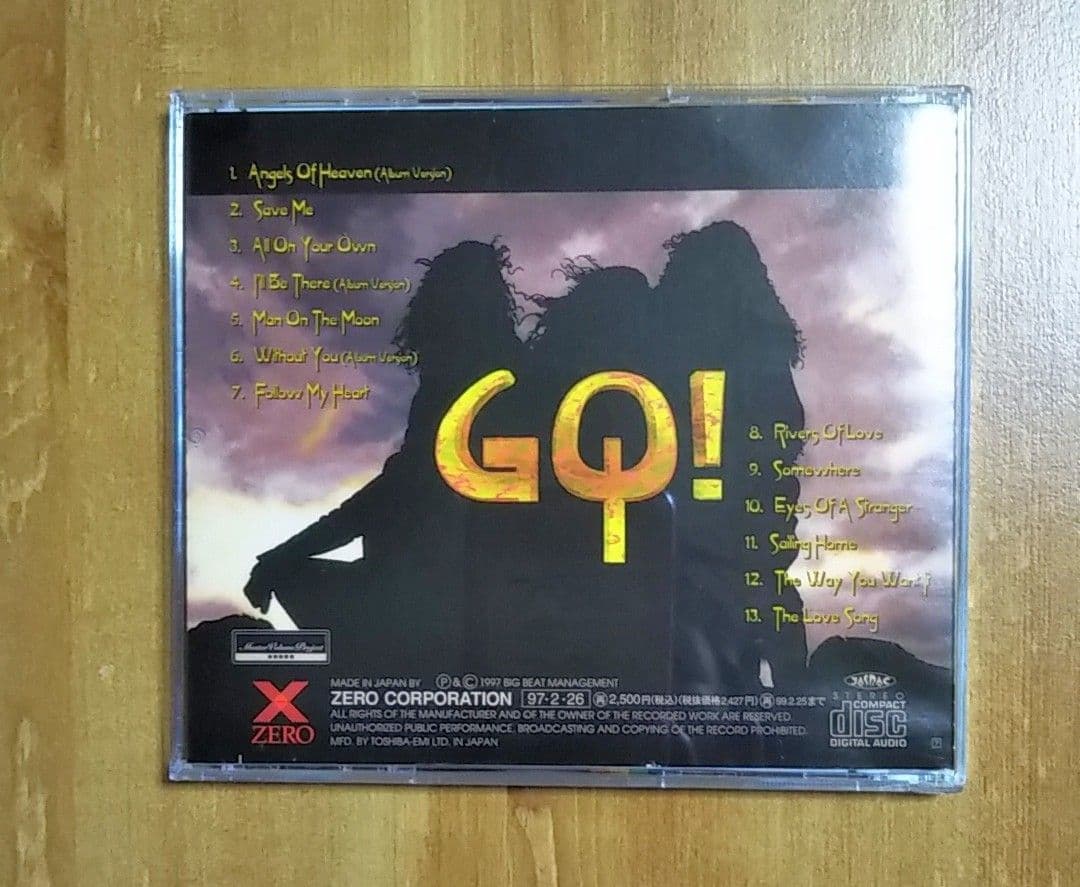 Fair Warning - GO! CD Japan Press with OBI and Limited 3D Cover 1997