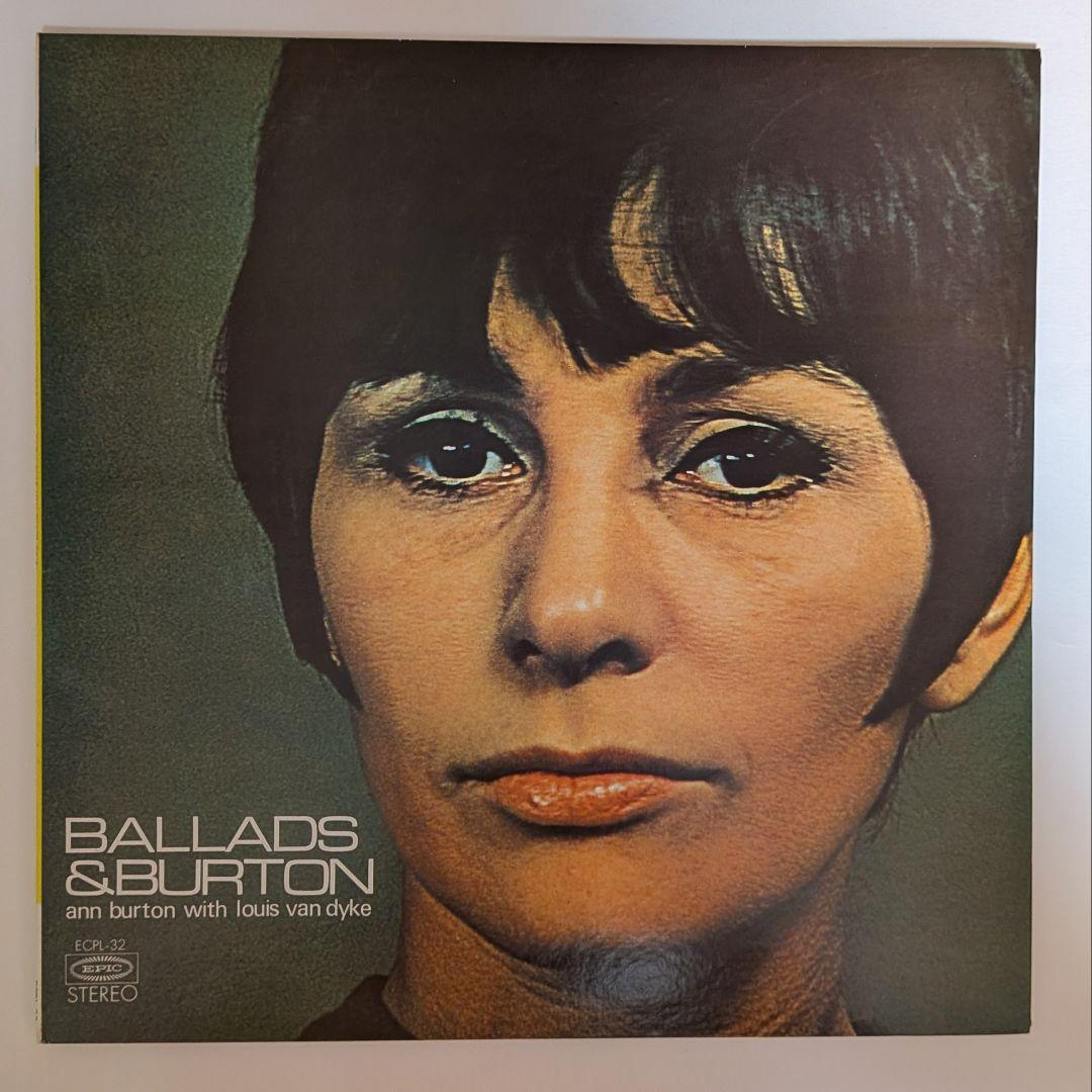 Ann Burton - Ballads & Burton LP Japan Epic Jazz Vocal Vinyl Record