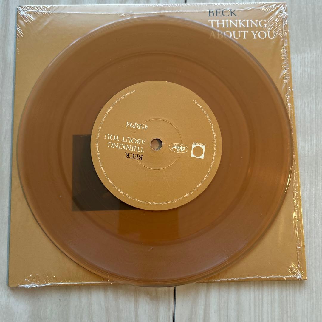 Beck - Thinking About You - Brown Vinyl 12" Single - Rare Import