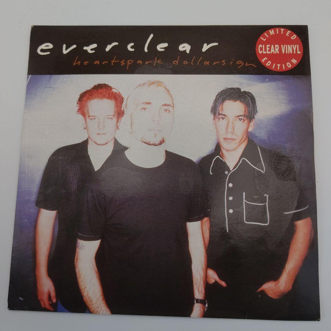 Everclear Heartspark Dollarsign 7" Vinyl Single Limited Clear Edition 1996