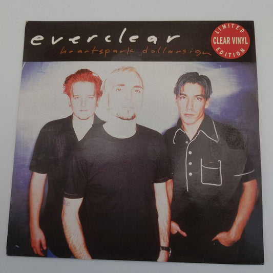 Everclear Heartspark Dollarsign 7" Vinyl Single Limited Clear Edition 1996