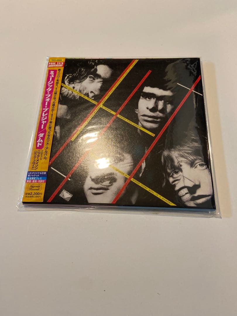 The Damned Music for Pleasure CD Japan Paper Sleeve Used | Japansoundstore