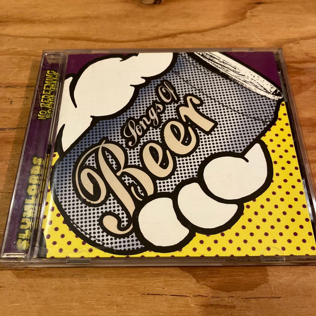 Slumlords / No Redeeming Social Value - Songs of Beer CD Japan Press with OBI