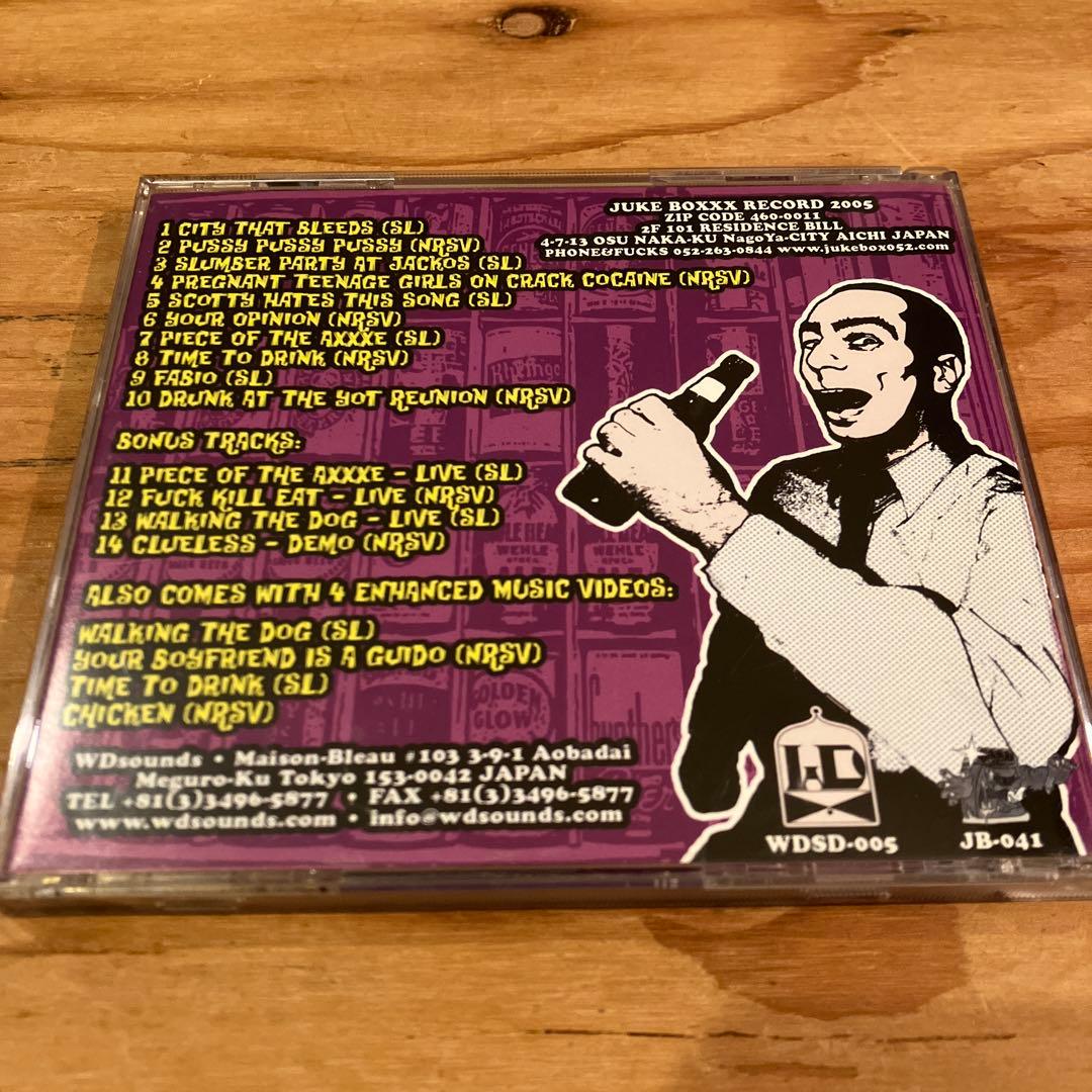 Slumlords / No Redeeming Social Value - Songs of Beer CD Japan Press with OBI