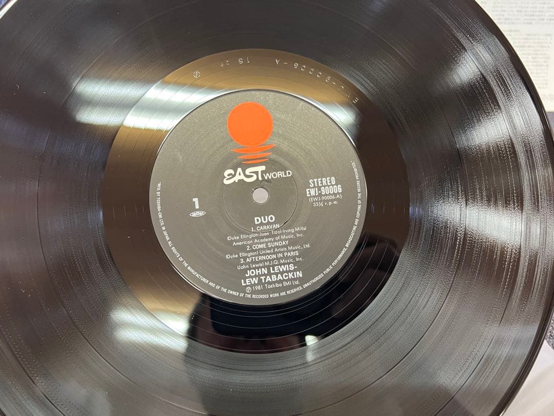 John Lewis & Lew Tabackin - DUO - 1981 Jazz LP Japan Eastworld EWJ-90006 1S/1S