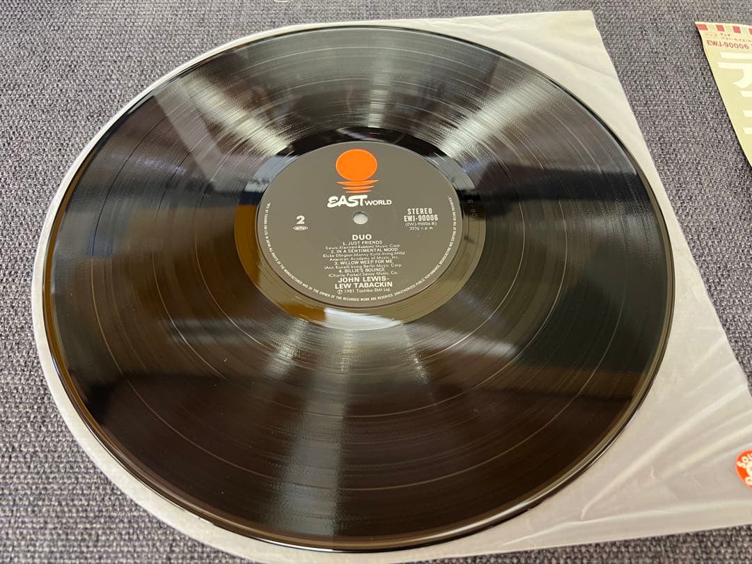 John Lewis & Lew Tabackin - DUO - 1981 Jazz LP Japan Eastworld EWJ-90006 1S/1S