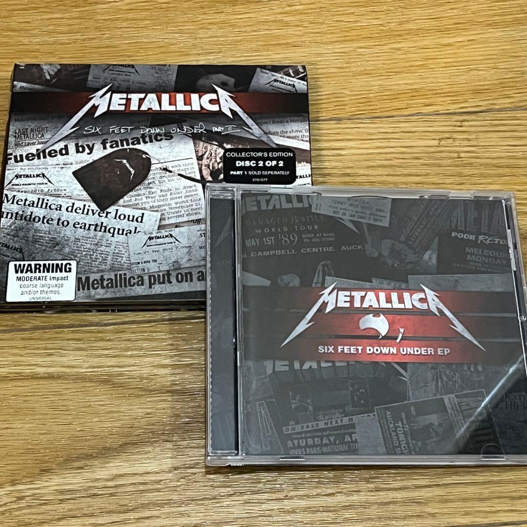 Metallica SIX FEET DOWN UNDER Live CD 2 Pack Used Excellent Condition | Japansoundstore