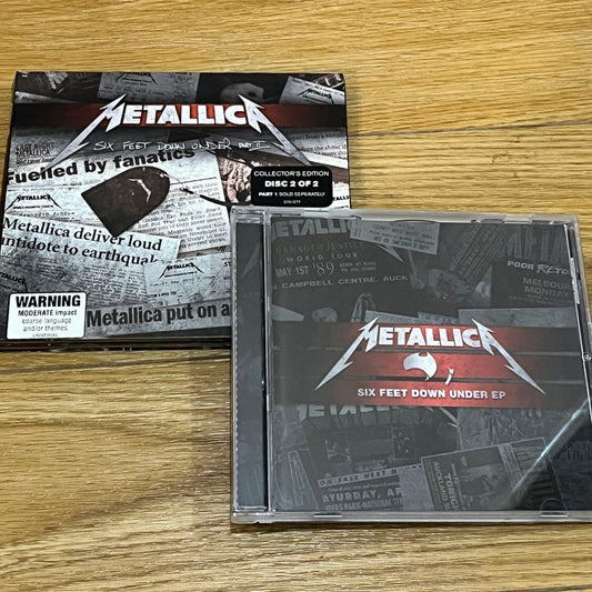 Metallica Six Feet Down Under Live CD 2 Pack Used Very Good | Japansoundstore