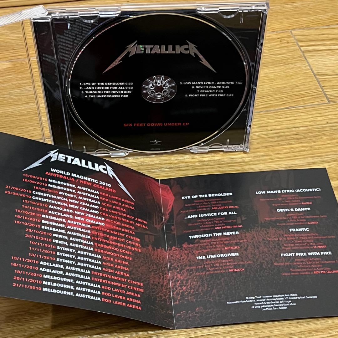 Metallica SIX FEET DOWN UNDER Live CD 2 Pack Used Excellent Condition | Japansoundstore