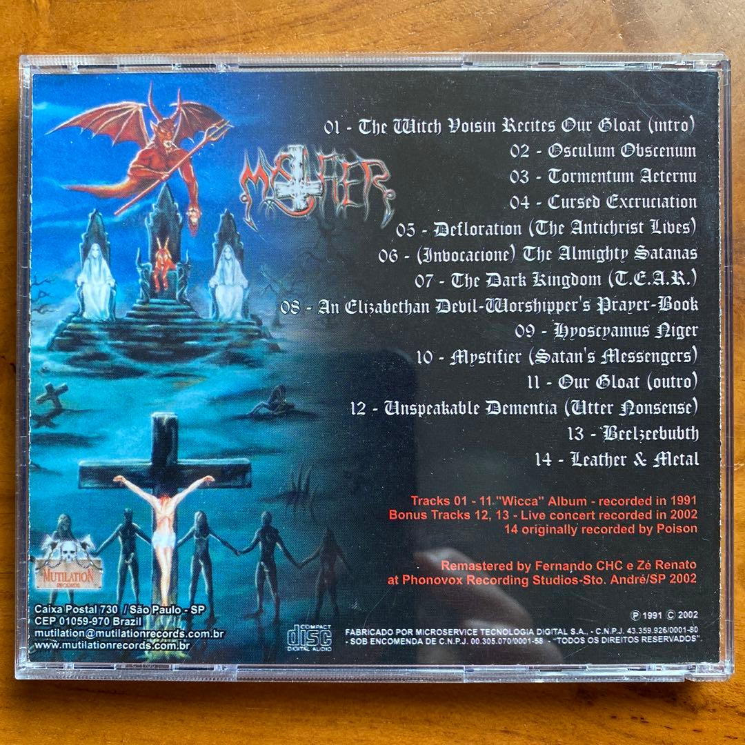Mystifier Wicca CD Limited Edition 2002 Black Metal Thrash Metal Used | Japansoundstore