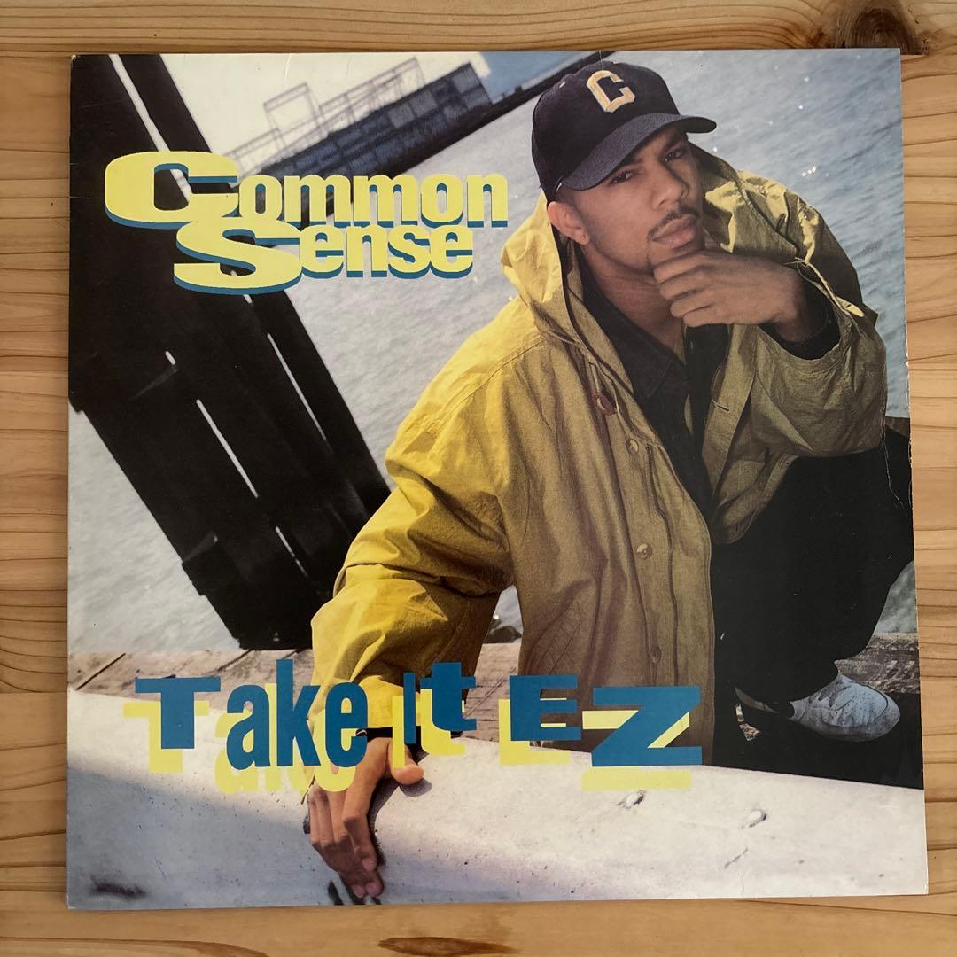 Common Sense - Take It EZ 12" Single 1992 Hip Hop Original Relativity Vinyl