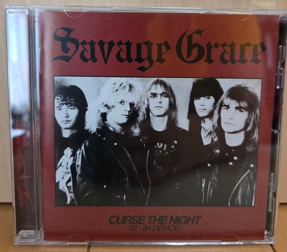 Savage Grace Curse The Night 82-84 Demos CD Lost Realm Records Heavy Metal