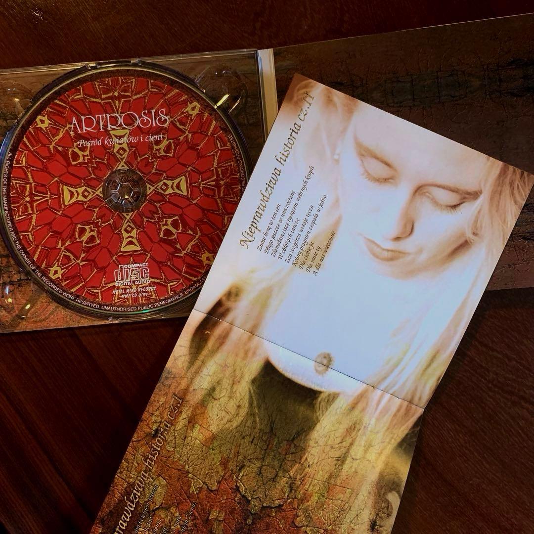 ARTROSIS Pośród Kwiatów I Cieni CD Limited 6-Panel Digipak 1999 Polish Gothic