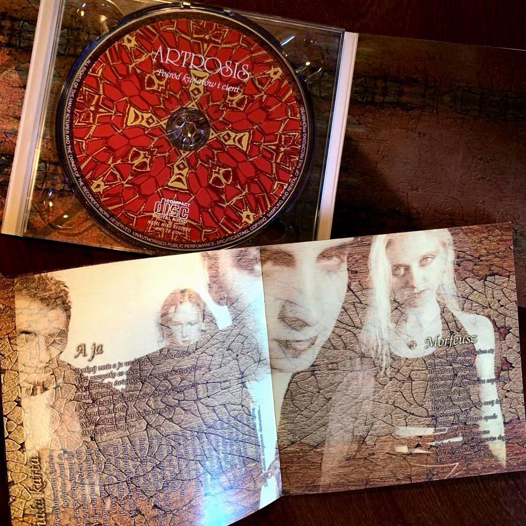 ARTROSIS Pośród Kwiatów I Cieni CD Limited 6-Panel Digipak 1999 Polish Gothic