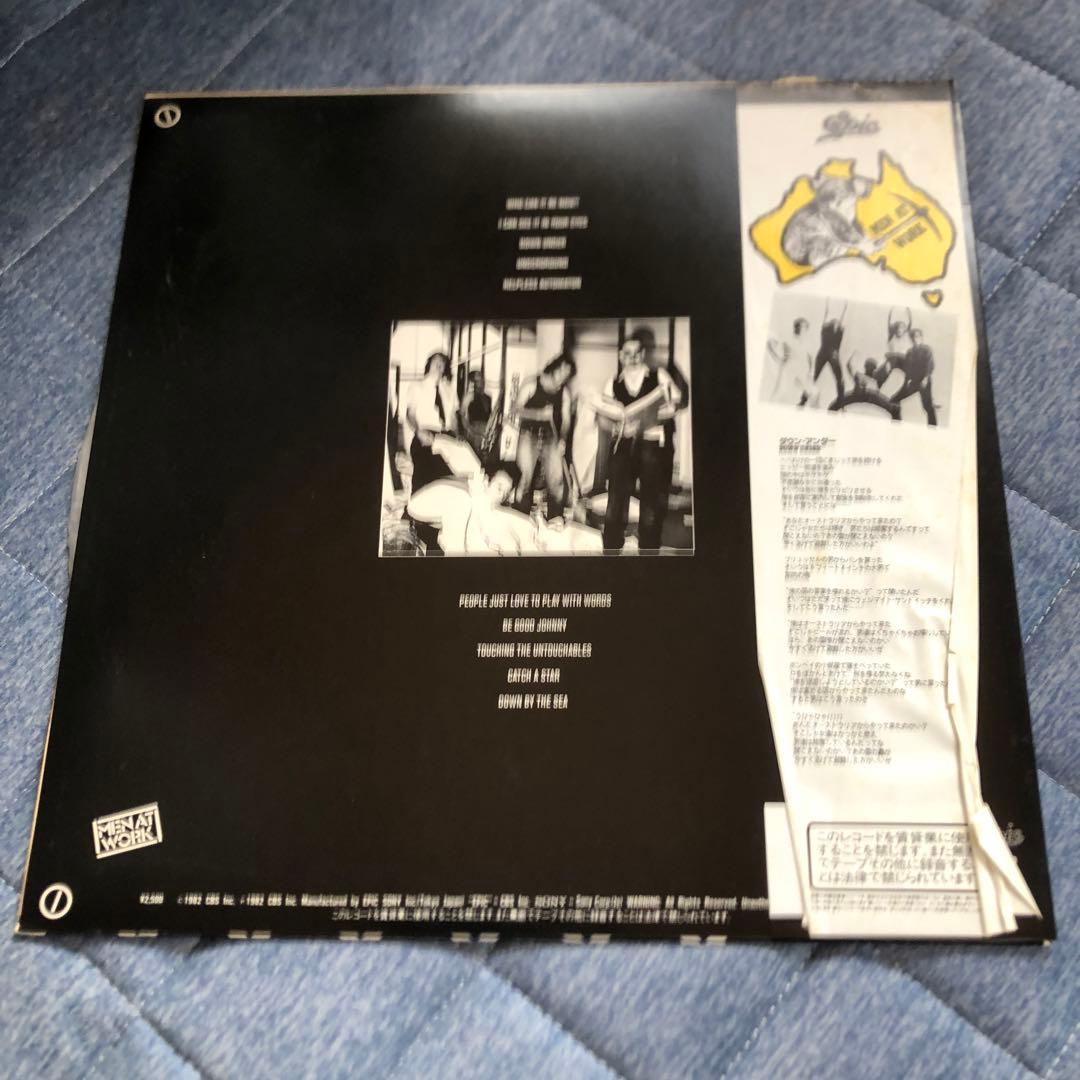 MEN AT WORK Business As Usual LP Vinyl Japan 1982 Epic Records OBI Rare