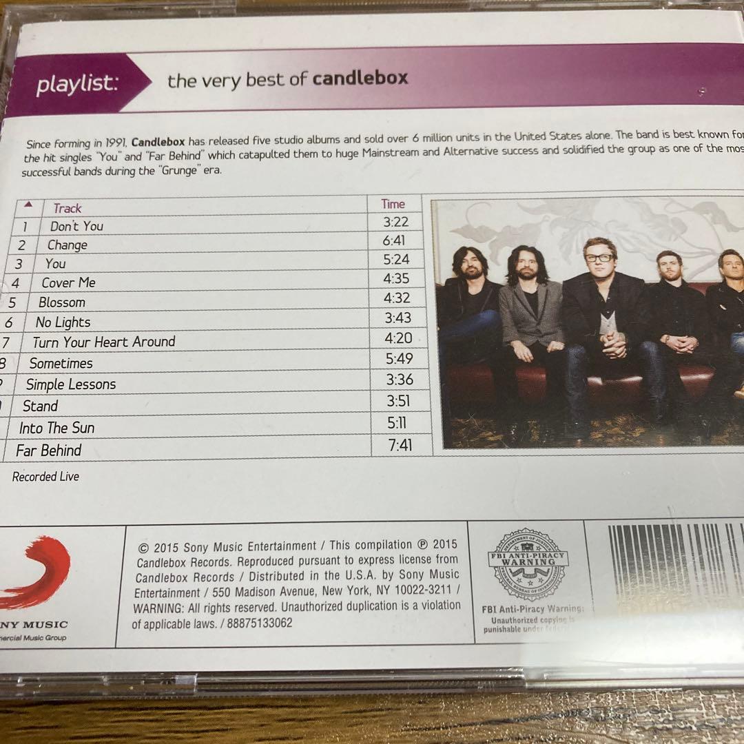 Candlebox - Playlist: The Very Best Of Candlebox CD (2015, Live Album)