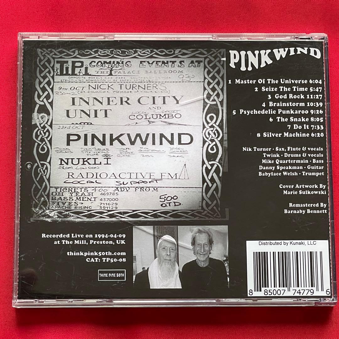 Pinkwind Live CD Nik Turner & Twink Hawkwind Classics Rare Psych Rock Import