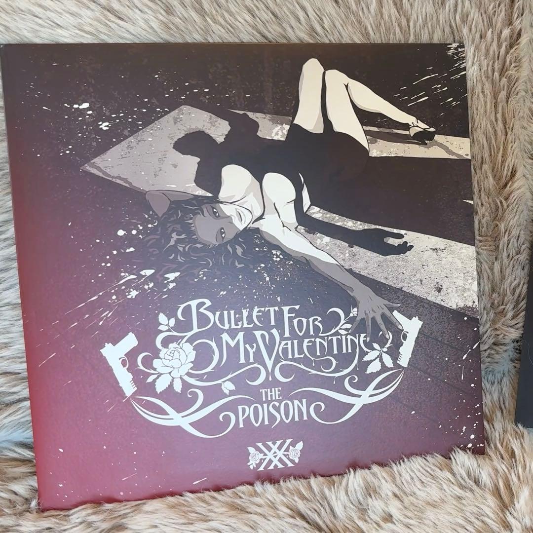 Bullet For My Valentine The Poison LP Transparent Red Vinyl Record Metalcore