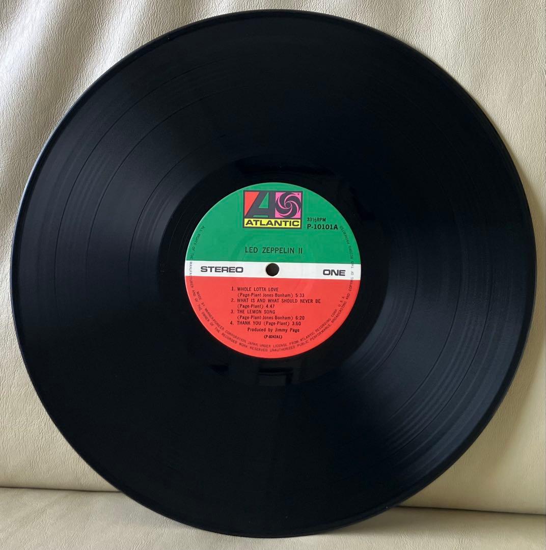 Led Zeppelin II Vinyl LP Japan Pressing P-10101A with Obi Hard Rock Classic
