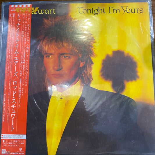 Rod Stewart - Tonight I'm Yours LP Japan Vinyl Record with Obi Strip