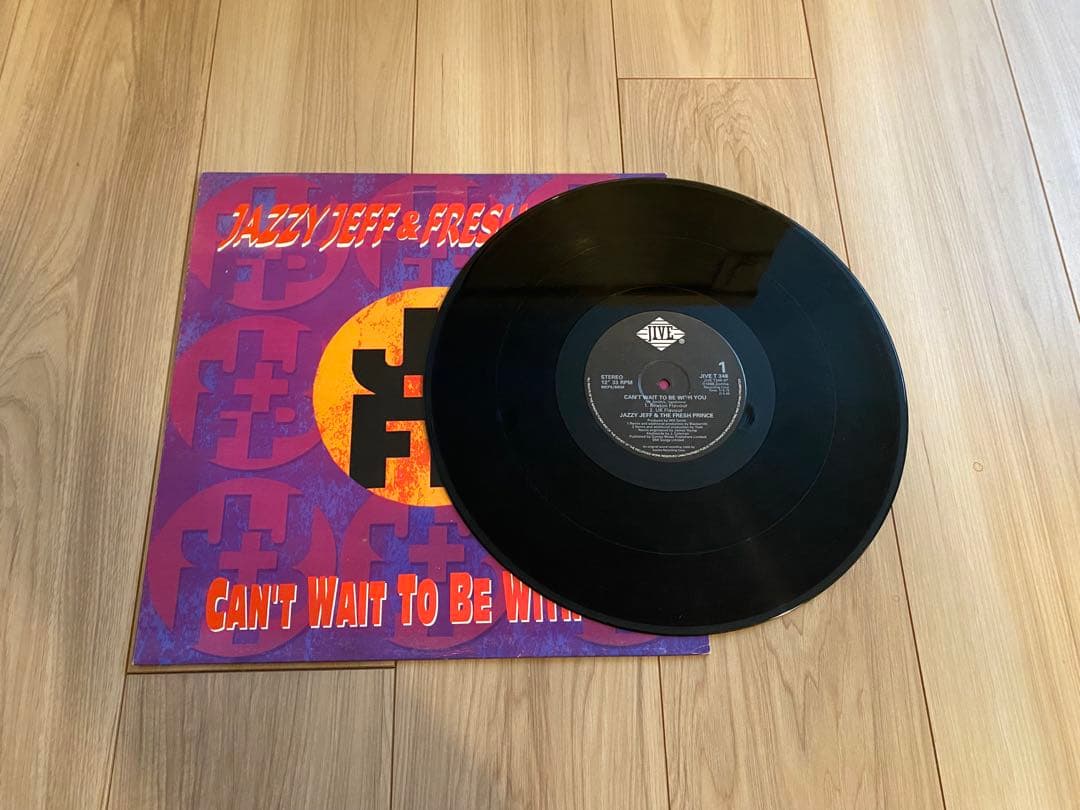 Jazzy Jeff & The Fresh Prince - Can't Wait To Be With You 12" Vinyl Record
