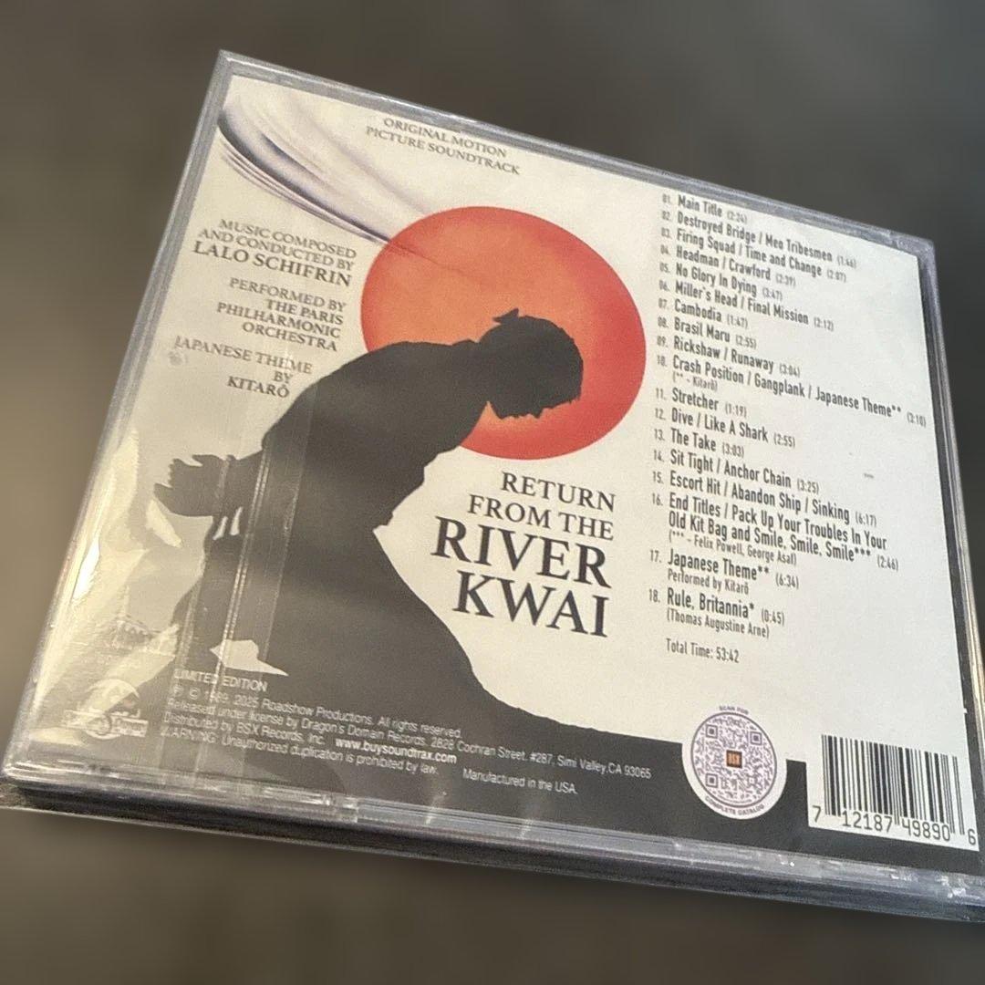 Lalo Schifrin Return from the River Kwai Original Motion Picture Soundtrack CD