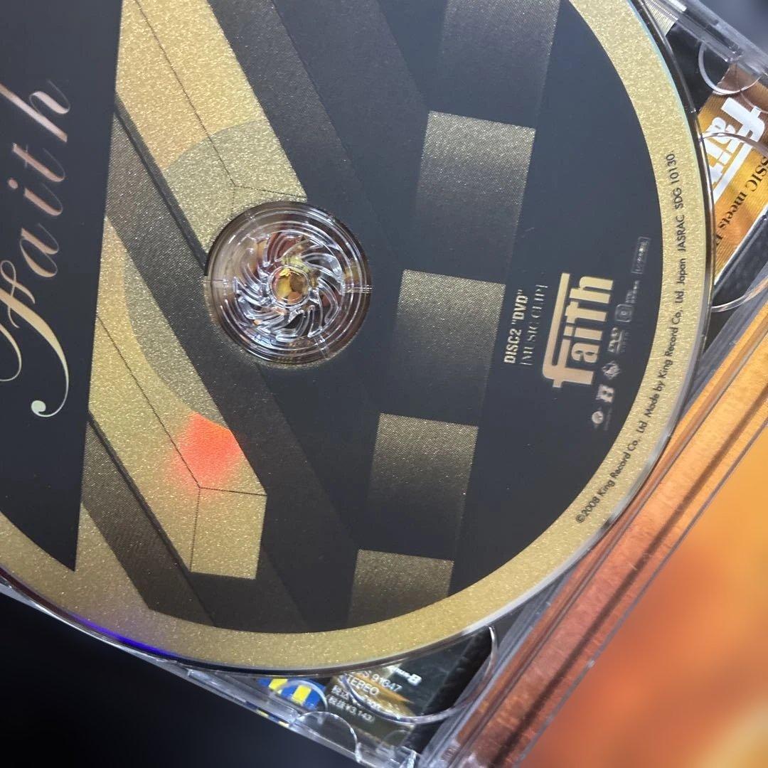 faith CD+DVD Japan Press w/ OBI 2008 Limited Edition J-Pop Album