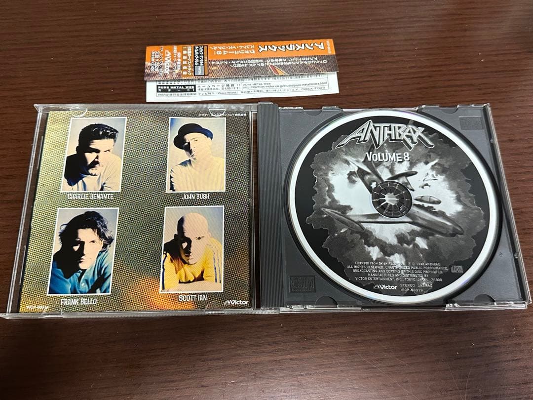 Anthrax - Volume 8: The Threat Is Real - CD Japan Press with OBI 1998