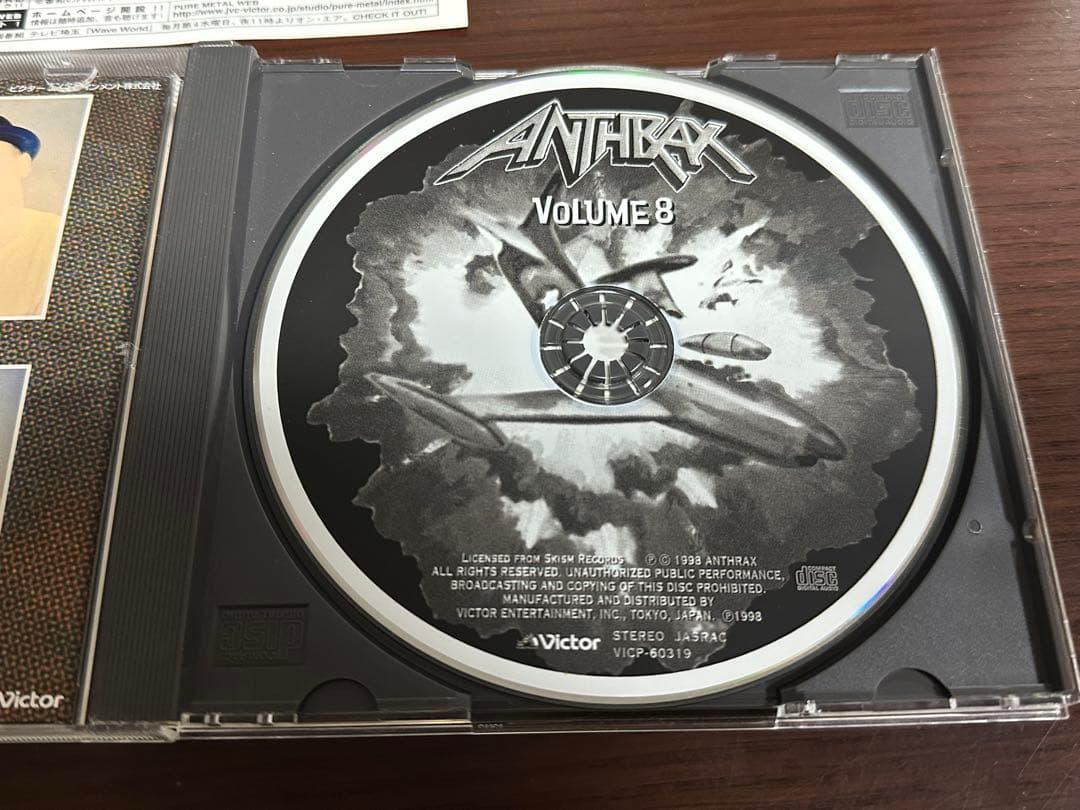 Anthrax - Volume 8: The Threat Is Real - CD Japan Press with OBI 1998