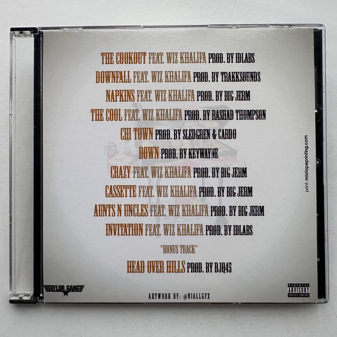 Chevy Woods - The Cookout CD, Original US Pressing, Wiz Khalifa Feature