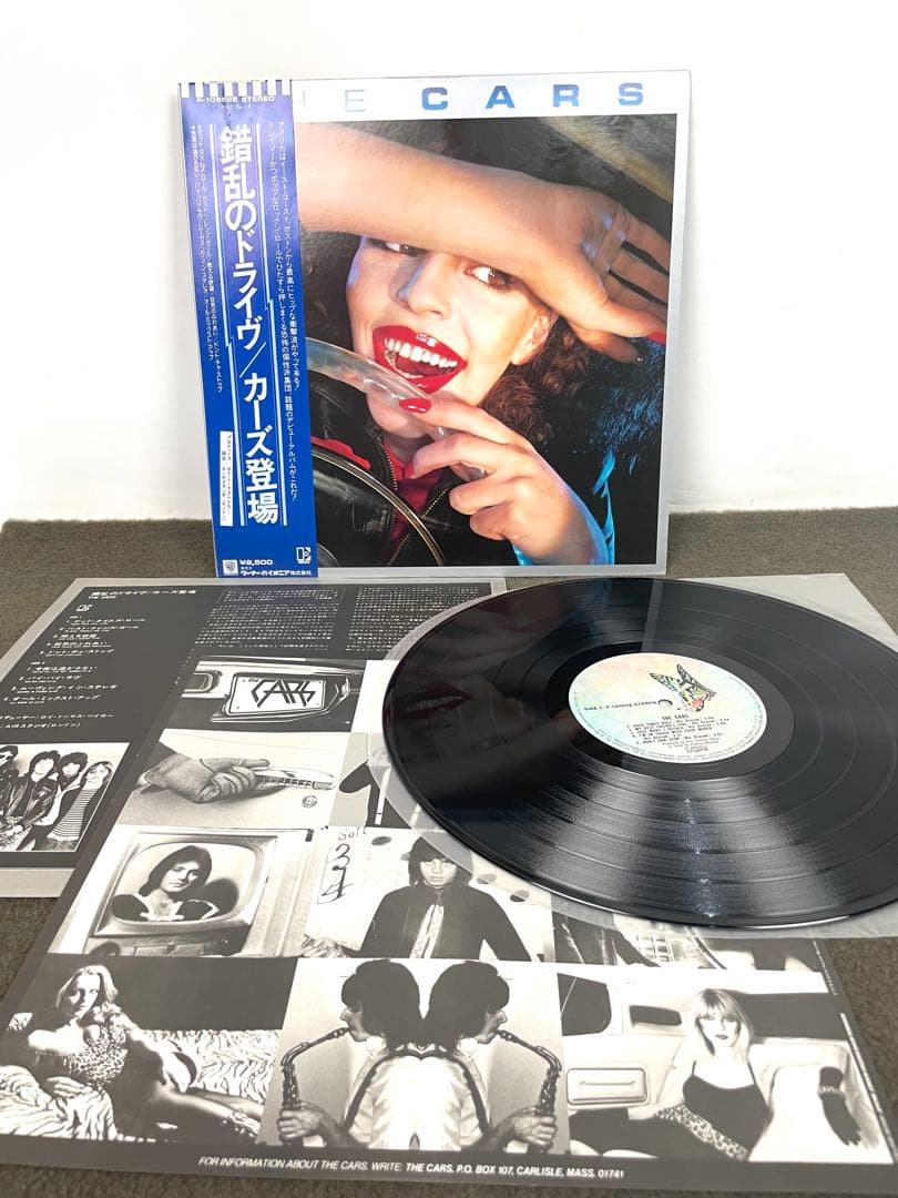 The Cars - The Cars Vinyl LP 1978 Japan Original Issue with Obi and Liner Notes