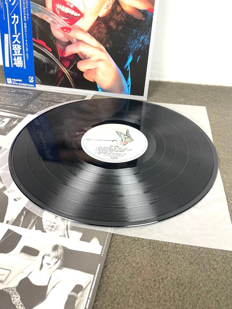 The Cars - The Cars Vinyl LP 1978 Japan Original Issue with Obi and Liner Notes