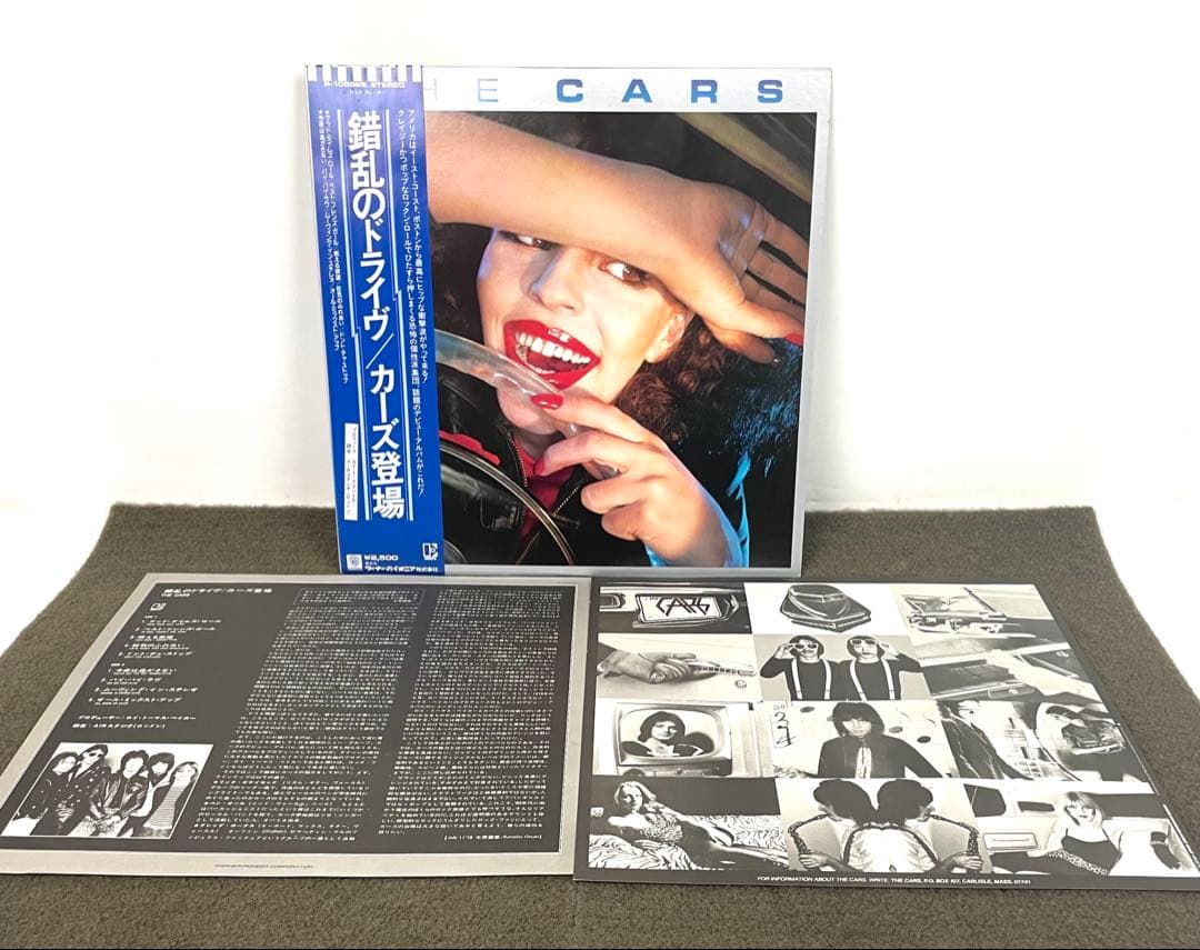 The Cars - The Cars Vinyl LP 1978 Japan Original Issue with Obi and Liner Notes