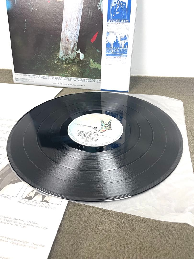 The Cars - The Cars Vinyl LP 1978 Japan Original Issue with Obi and Liner Notes