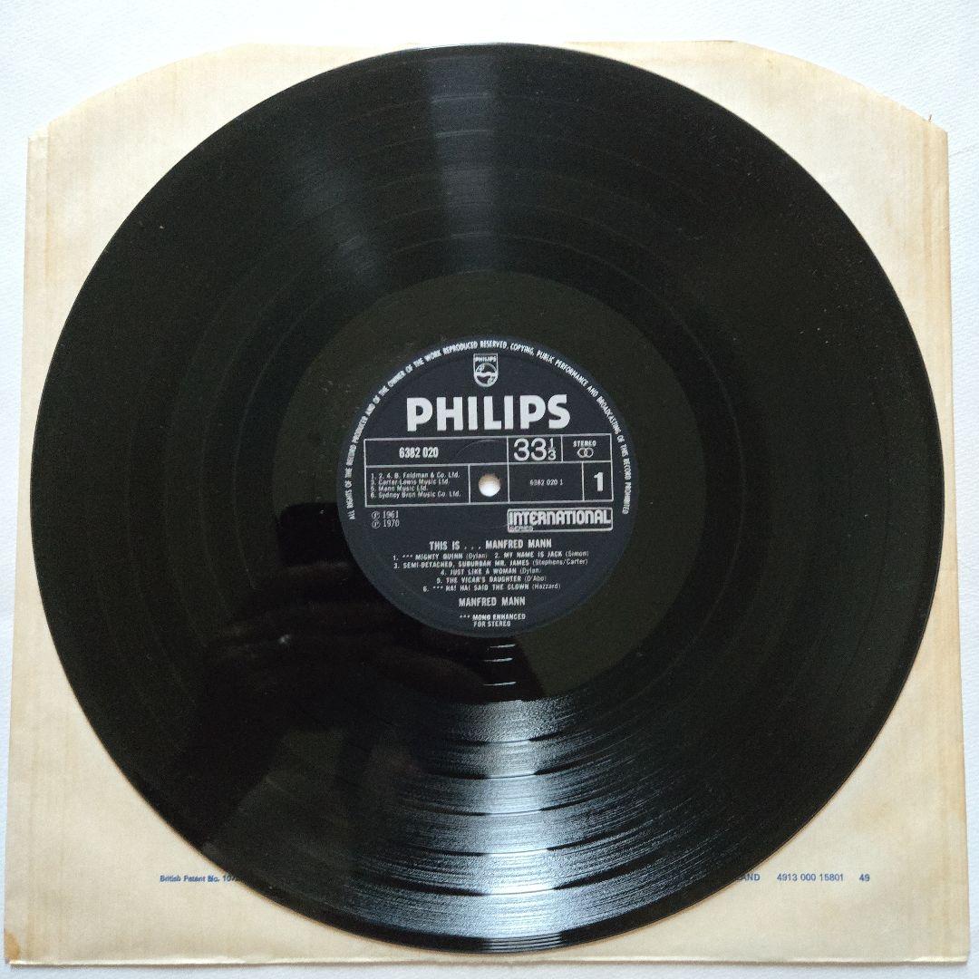 Manfred Mann - This is... Manfred Mann UK LP Vinyl Record Philips 1970 Rock