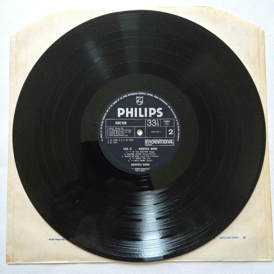 Manfred Mann - This is... Manfred Mann UK LP Vinyl Record Philips 1970 Rock