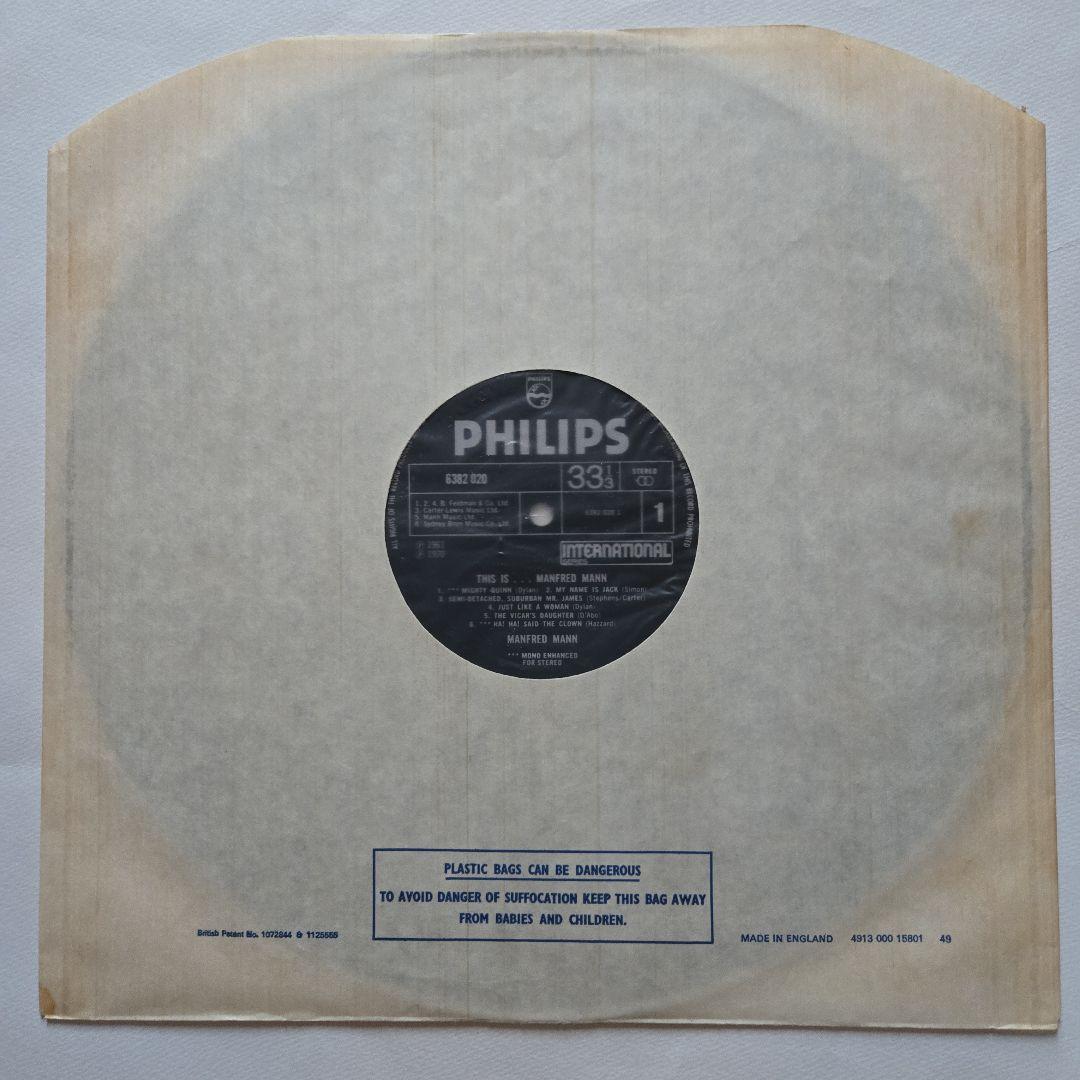 Manfred Mann - This is... Manfred Mann UK LP Vinyl Record Philips 1970 Rock