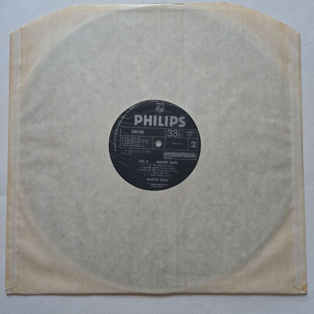 Manfred Mann - This is... Manfred Mann UK LP Vinyl Record Philips 1970 Rock