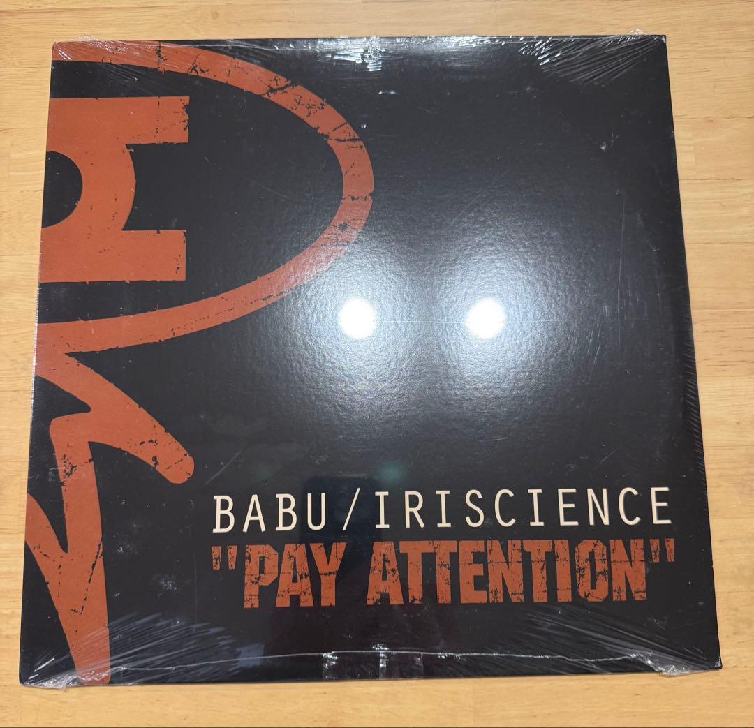 Babu / Iriscience - Pay Attention - 12" Vinyl Single (2001) - Hip Hop