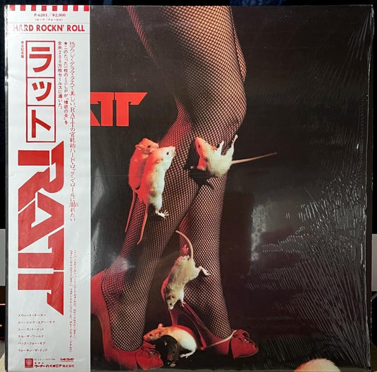 Ratt - Ratt EP Japan 12" Vinyl Record P-6203 Original 1985 Release with Obi