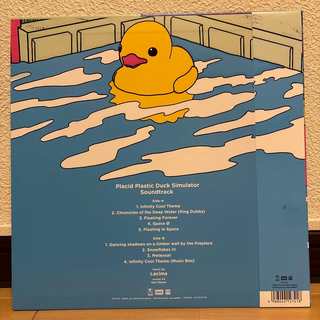 Placid Plastic Duck Simulator Soundtrack Vinyl LP 2022 Japan Import OBI Insert