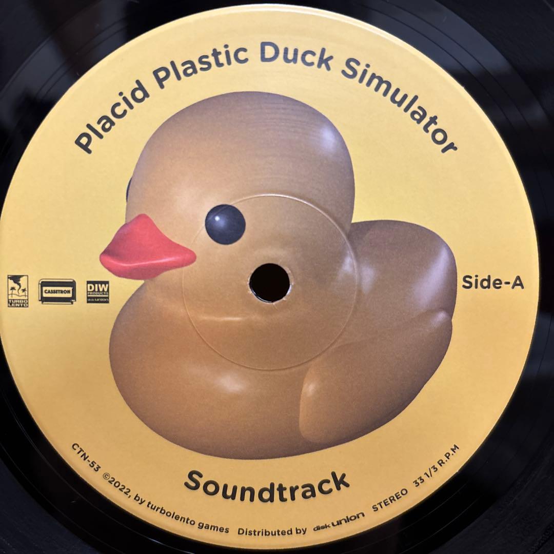 Placid Plastic Duck Simulator Soundtrack Vinyl LP 2022 Japan Import OBI Insert