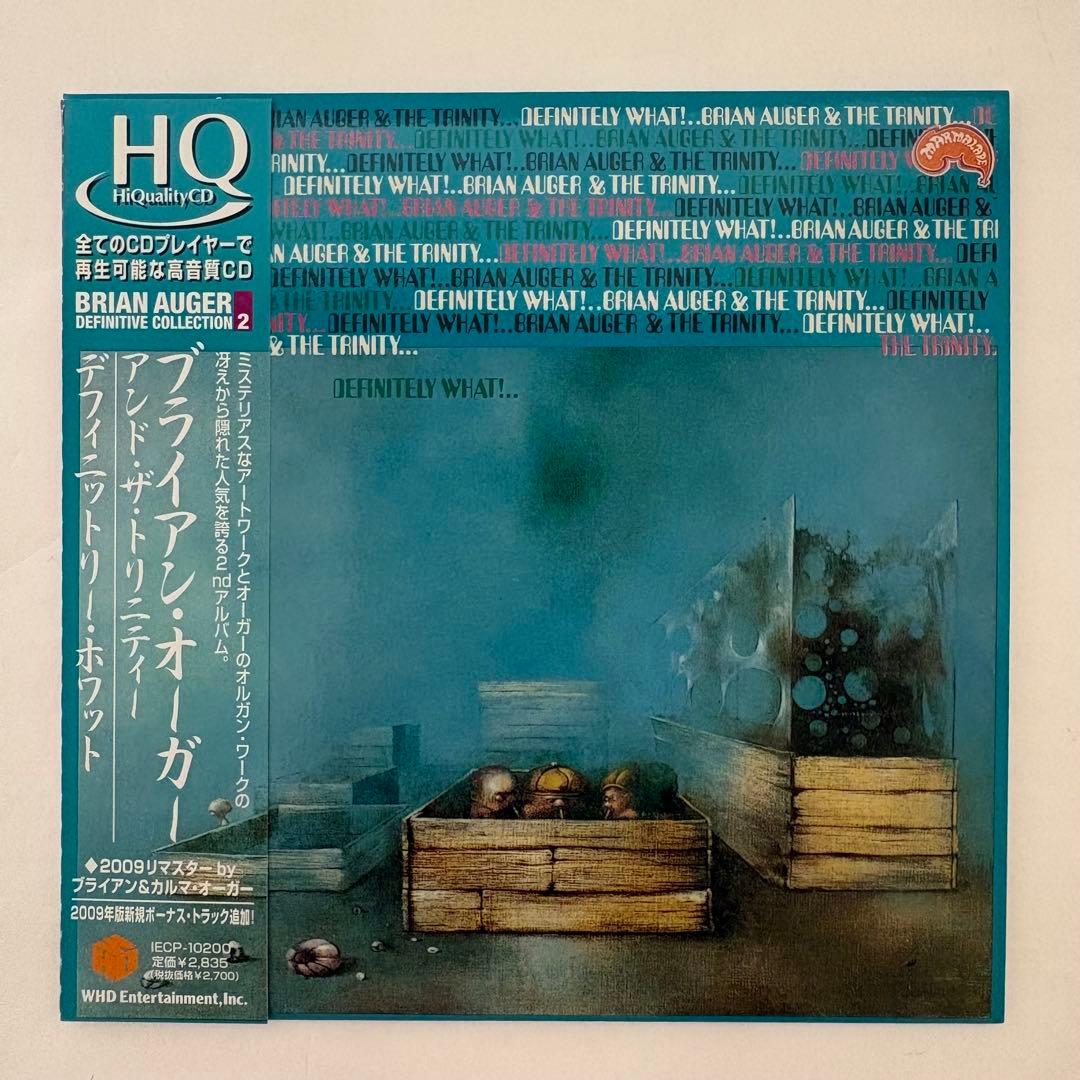 Brian Auger and the Trinity - Definitely What! CD Japan Press HQCD 2009 Remaster
