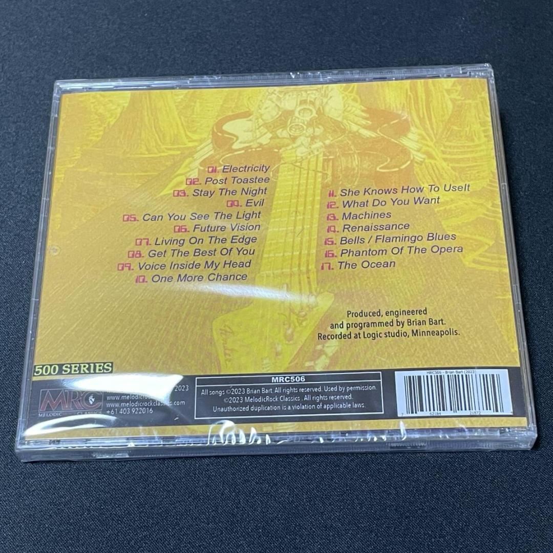 Brian Bart - Future Vision CD 2023 MelodicRock Classics Limited 500 Copies