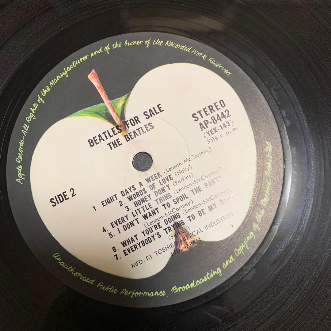 Beatles LP "Beatles for Sale" Vinyl with Arrow Obi, Lyrics & Listing, Used | Japansoundstore