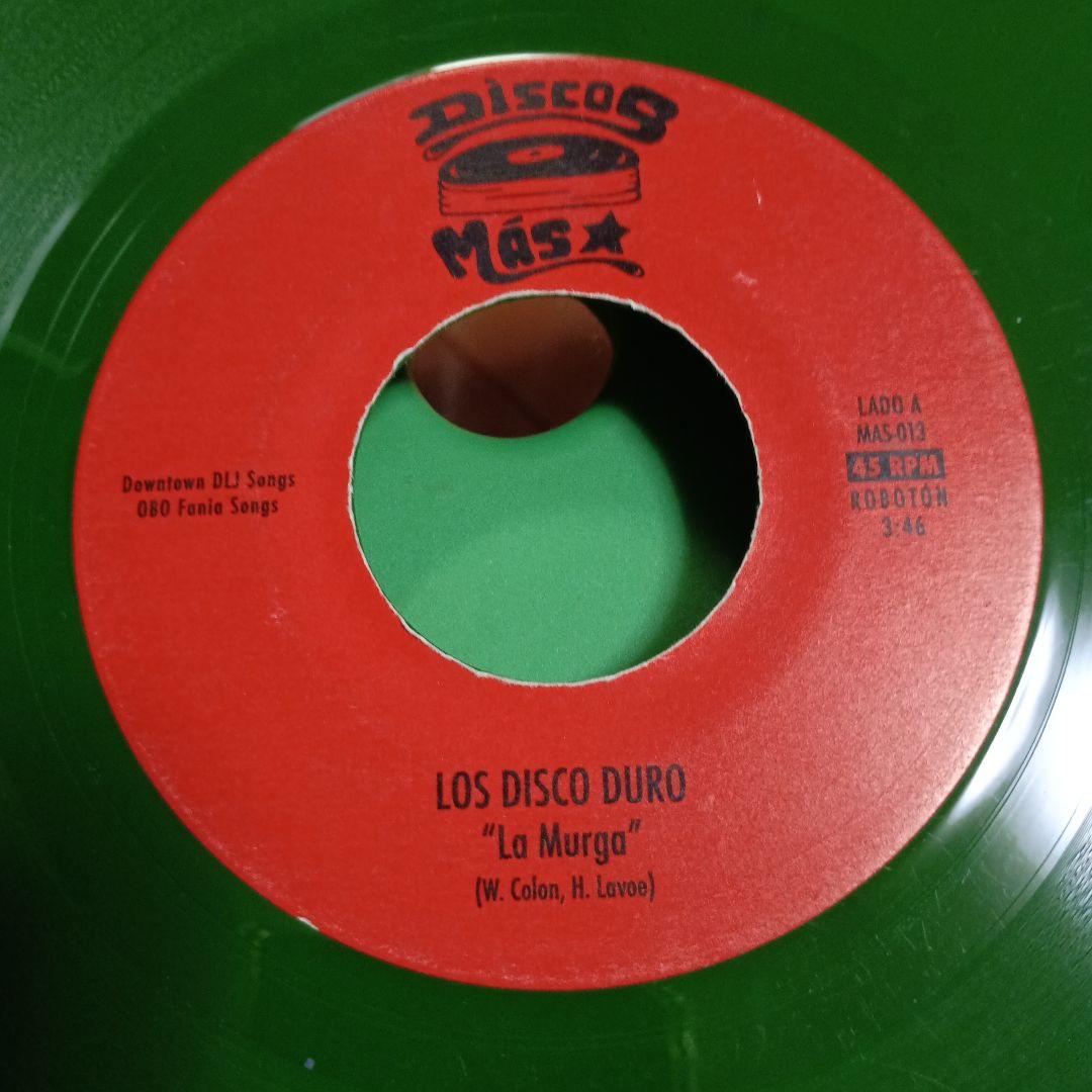Los Disco Duro La Murga / Sin Parar 7-inch Vinyl Rare Cumbia Green Color Disc