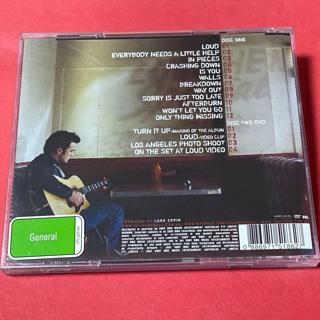 Shannon Noll Turn It Up 2-Disc CD+DVD Set 2007 Sony BMG Australia Press
